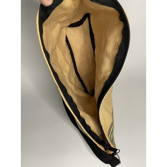 Storyteller Canvas Big Tote Bag Western Southwestern Native Ethnic Zip - Picture 10 of 12